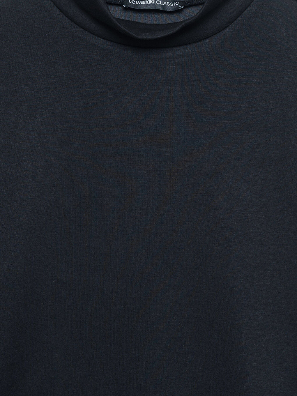 LCWAIKIKI Basic Trichterkragen Oversize T-Shirt für Damen -W4HH76Z8-CVL