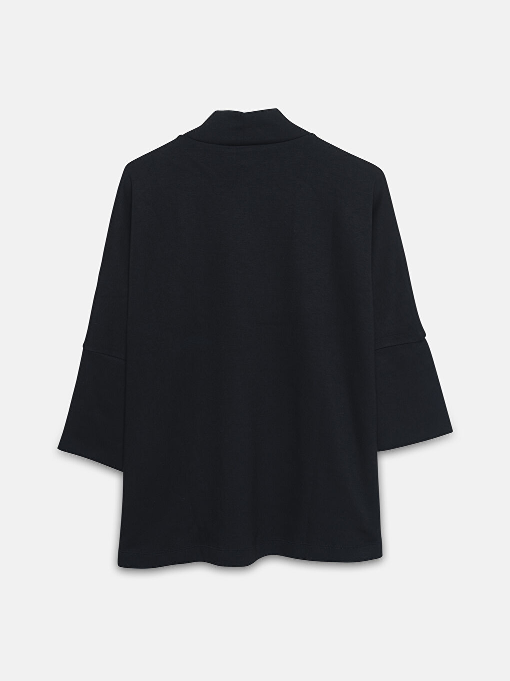 LCWAIKIKI Basic Trichterkragen Oversize T-Shirt für Damen -W4HH76Z8-CVL