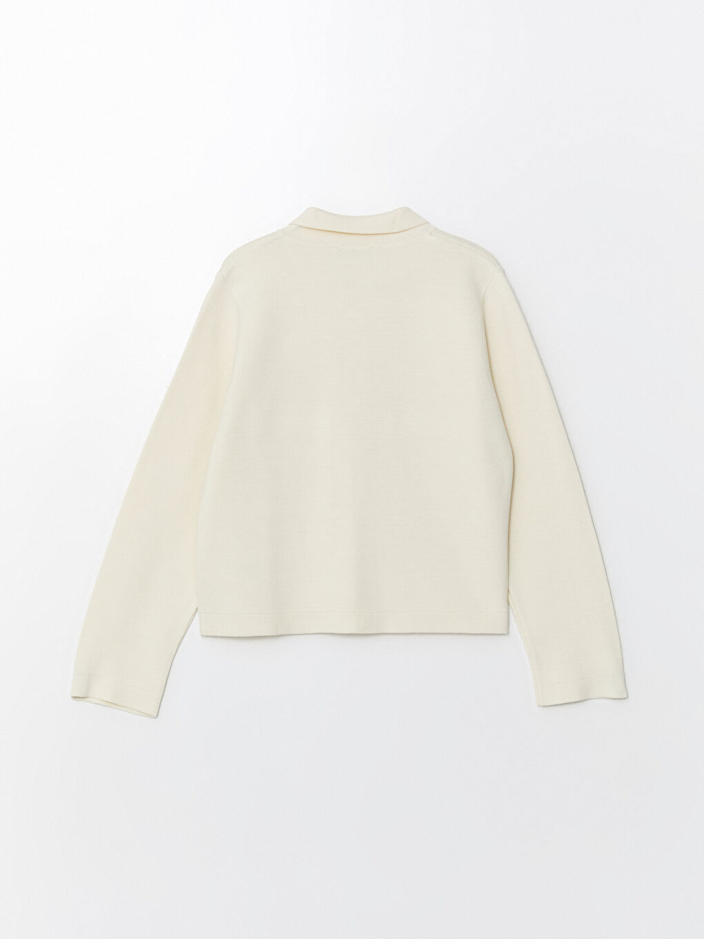 Collared Neck Women's Knitwear Cardigan-5