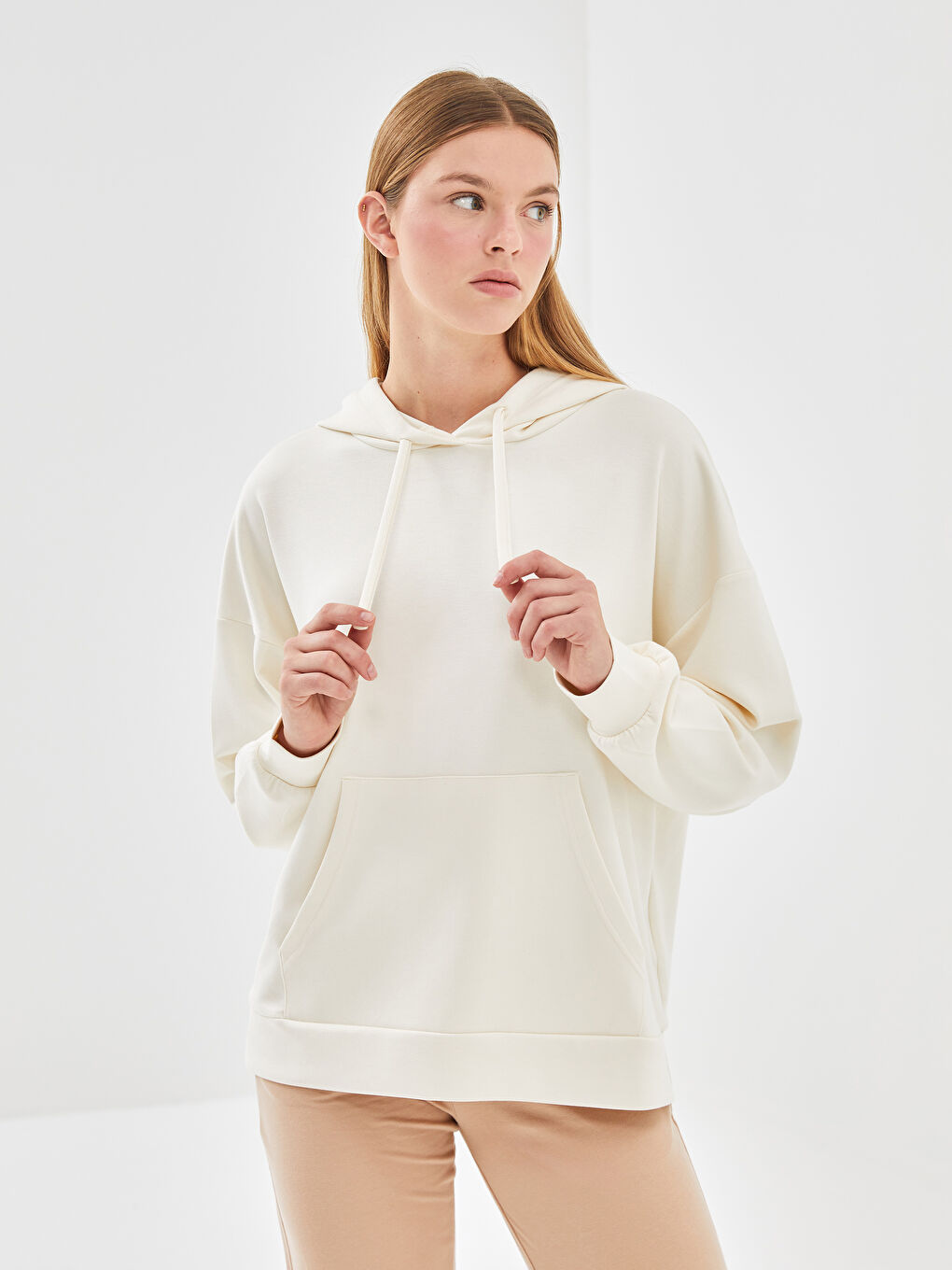 Plain Oversize Women's Hoodie