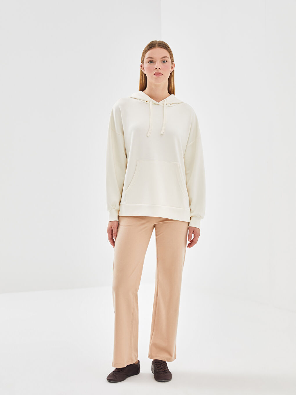 Plain Oversize Women's Hoodie-1