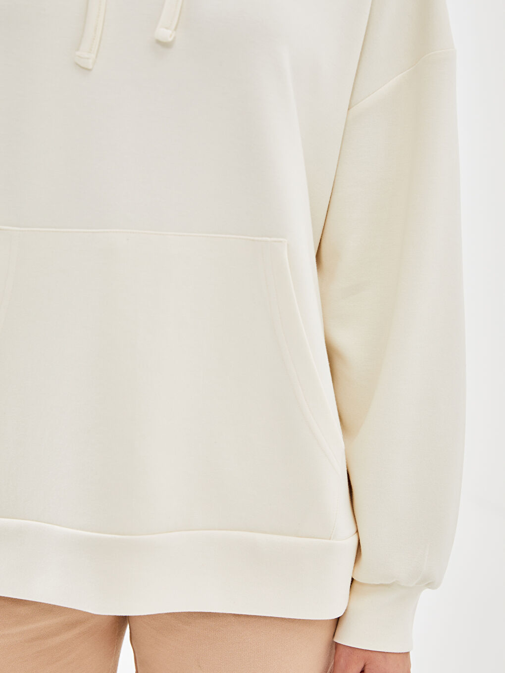 Plain Oversize Women's Hoodie-2