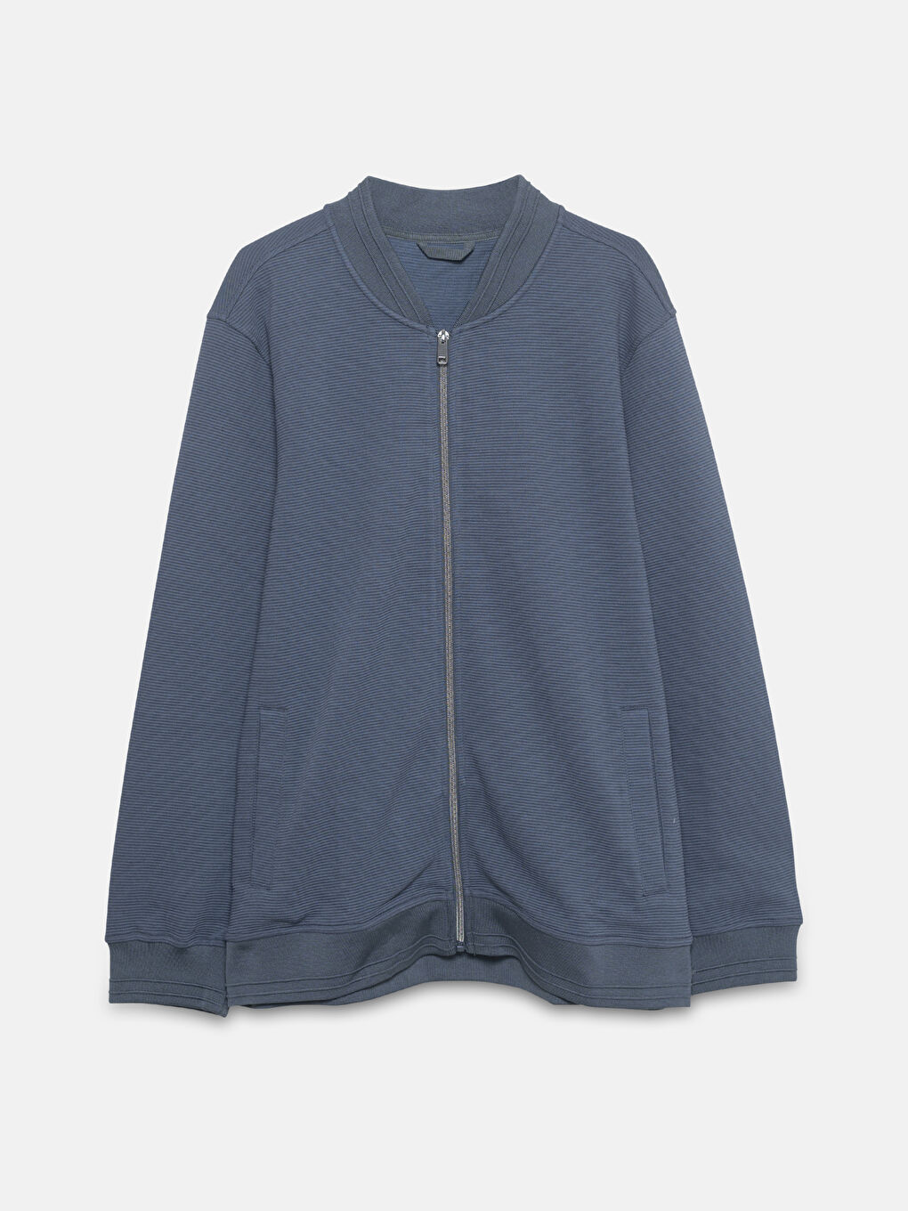 LCW Vision Kolej Yaka Uzun Kollu Erkek Fermuarlı Sweatshirt -W4HI88Z8-RFH