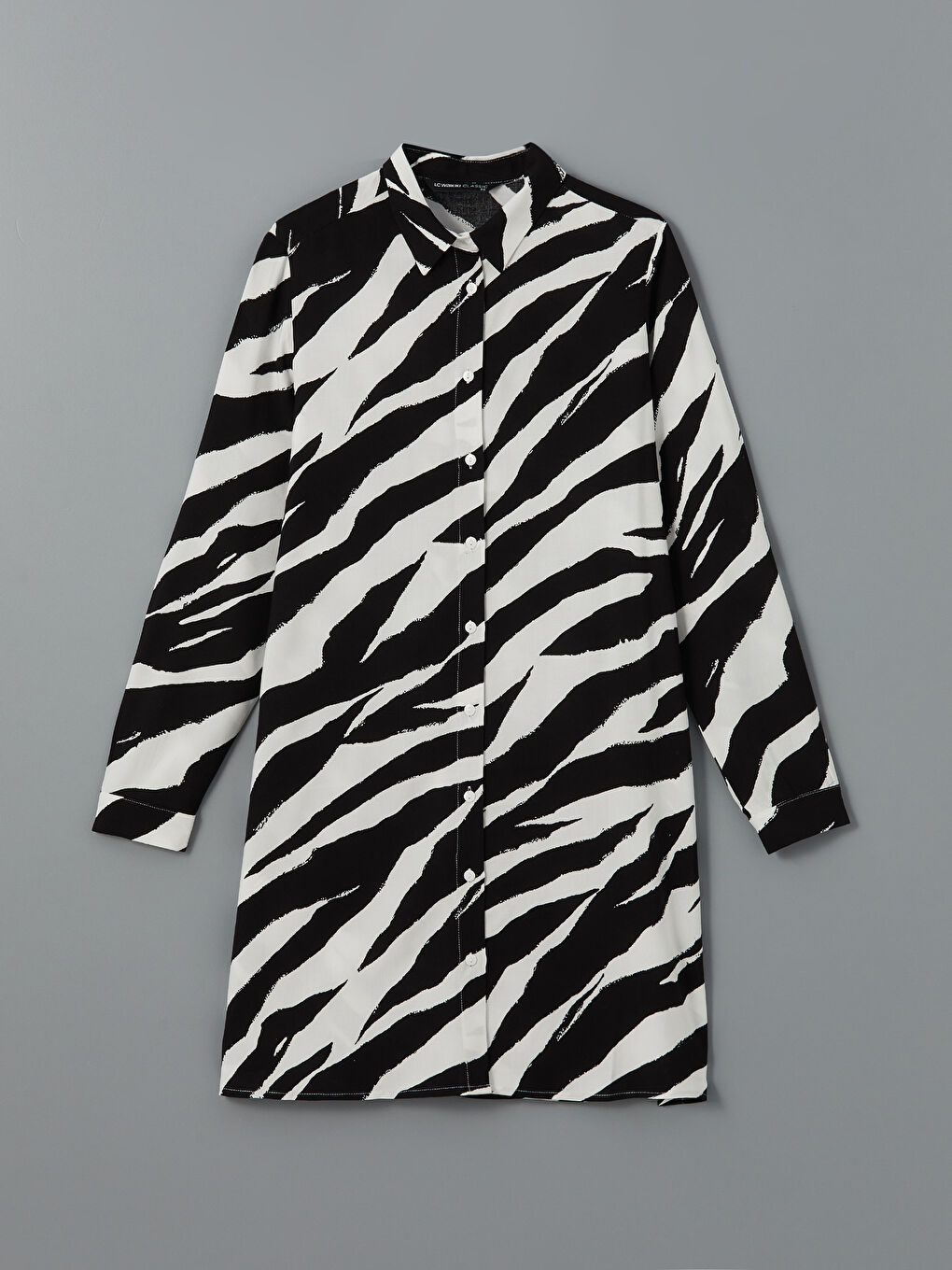 Patterned Women's Shirt Tunic-4