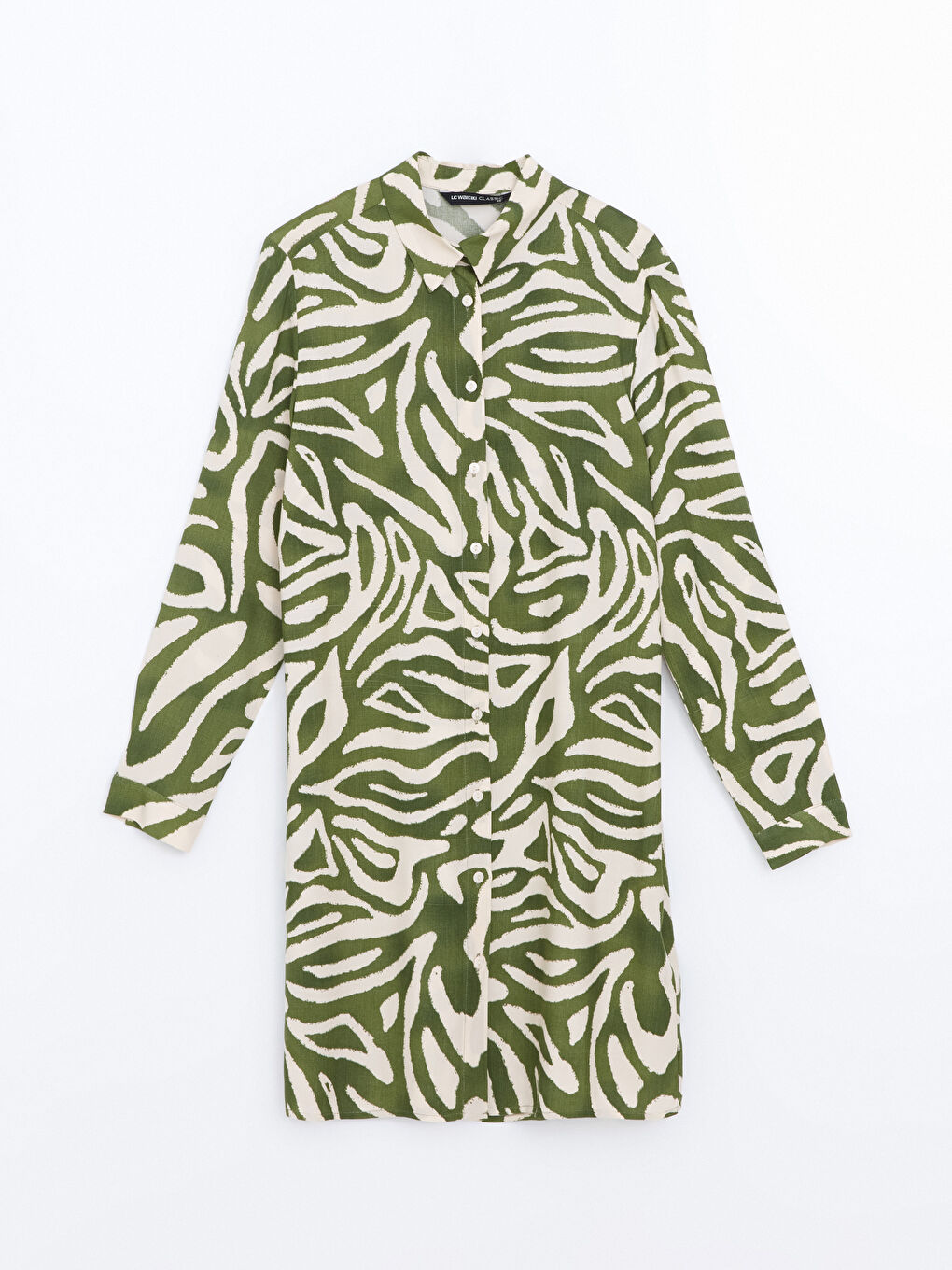 Patterned Women's Shirt Tunic-4