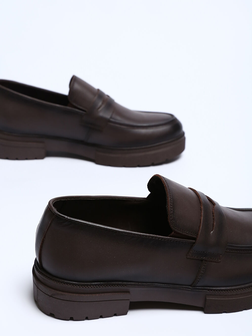 Faux Leather Men's Classic Shoes-4