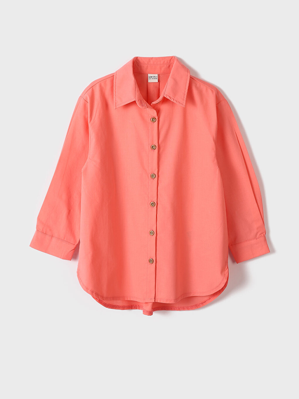 Long Sleeve Poplin Girls' Shirt