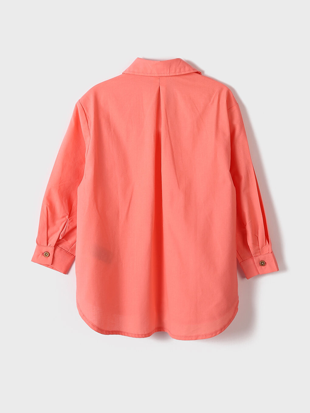 Long Sleeve Poplin Girls' Shirt-3