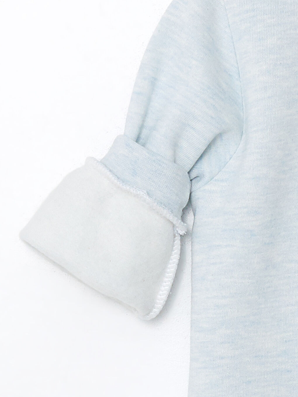 Mavi Bisiklet Yaka Uzun Kollu Baskılı Erkek Bebek Sweatshirt  ve Eşofman Alt 2'li Takım-5