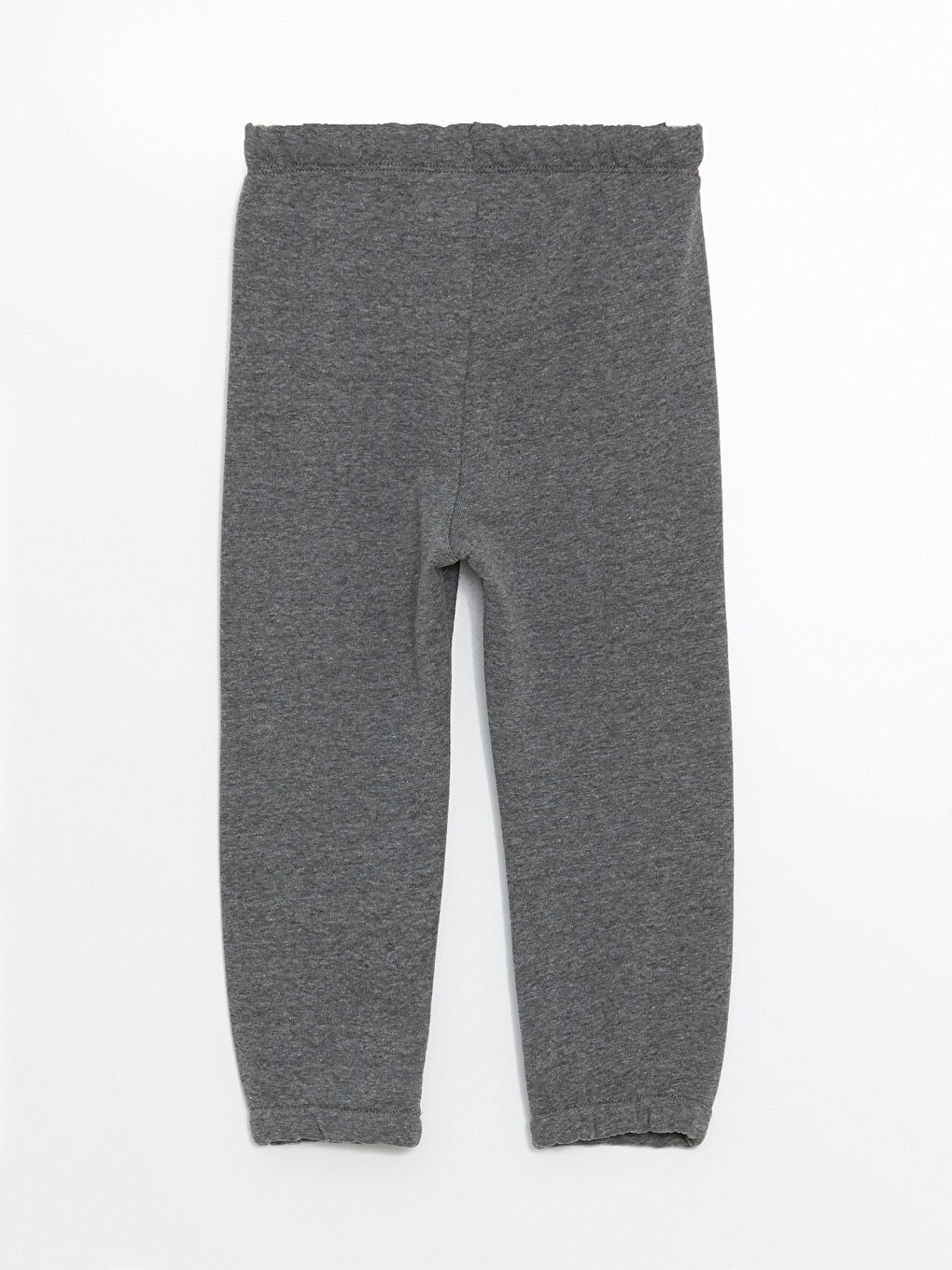 Antrasit Beli Lastikli Kalın Basic Erkek Bebek Jogger Eşofman Alt-2