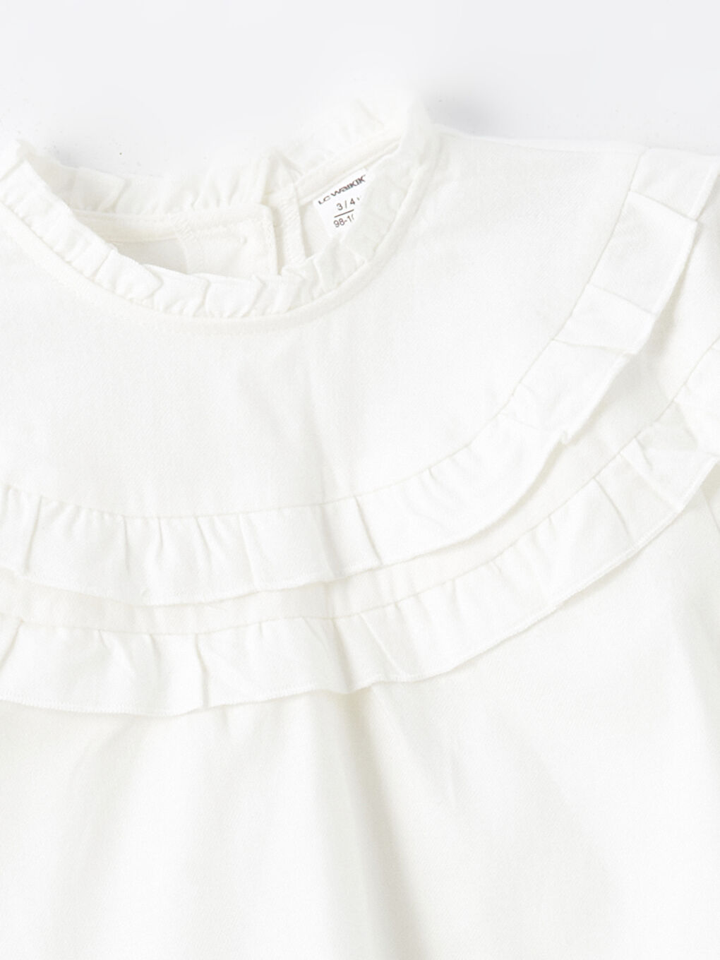 LCW Kids Long Sleeve Embroidered Baby Girls' Shirt -W4HM56Z1-FDU