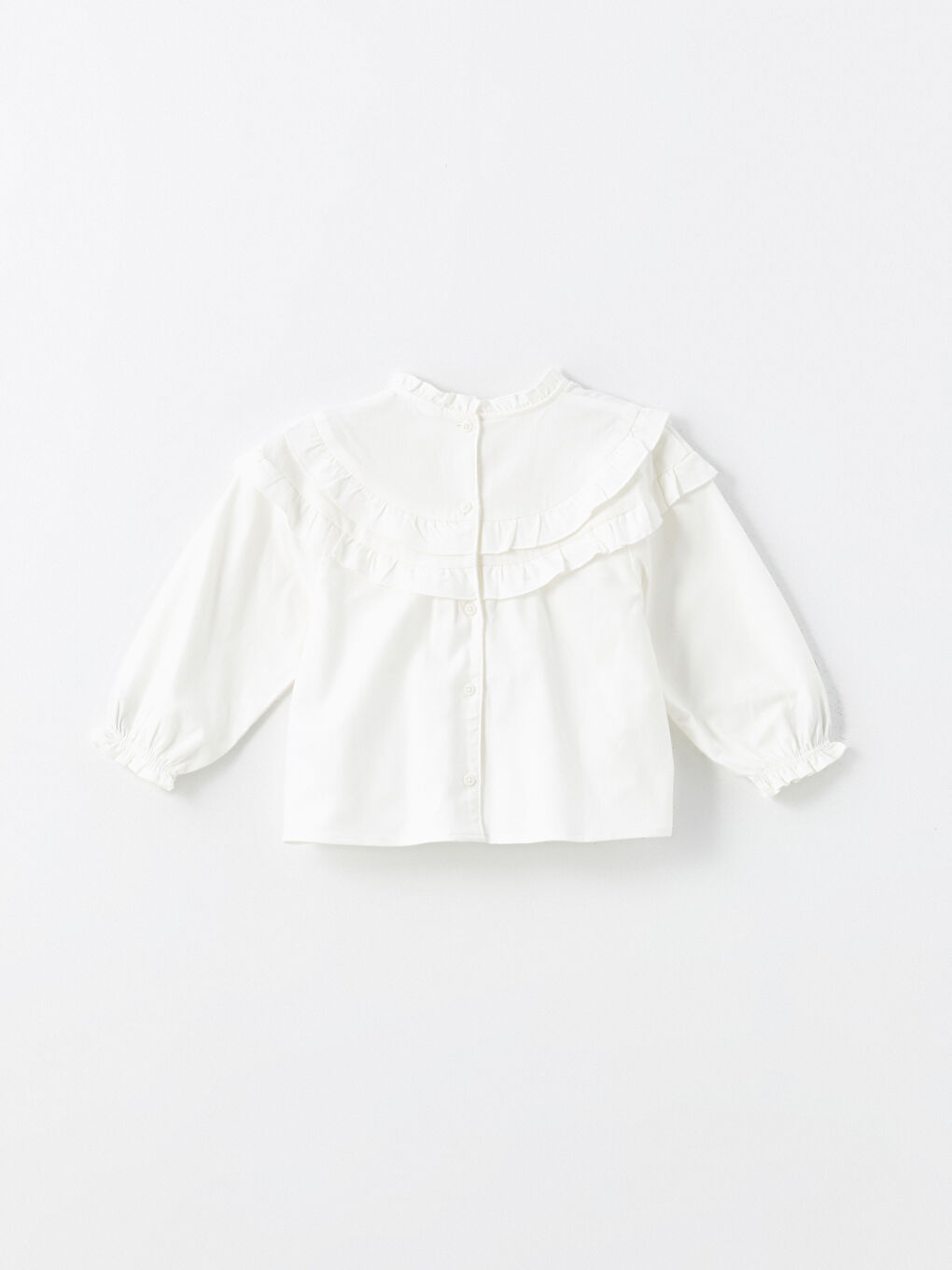 LCW Kids Long Sleeve Embroidered Baby Girls' Shirt -W4HM56Z1-FDU