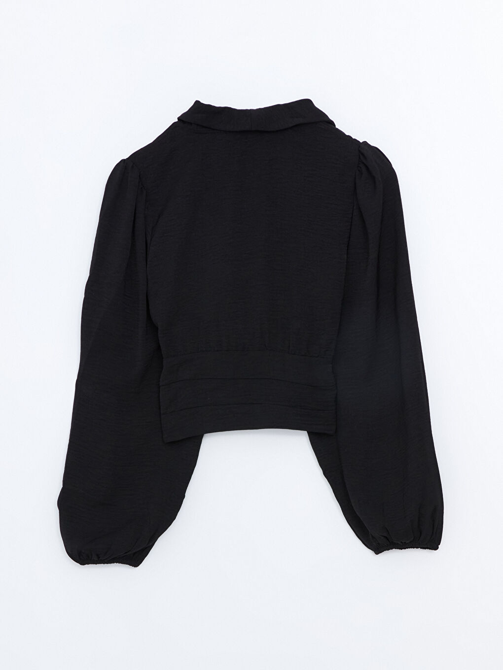 LCW Vision Double Breasted Collar Crop Women's Blouse -W4HM72Z8-CVL