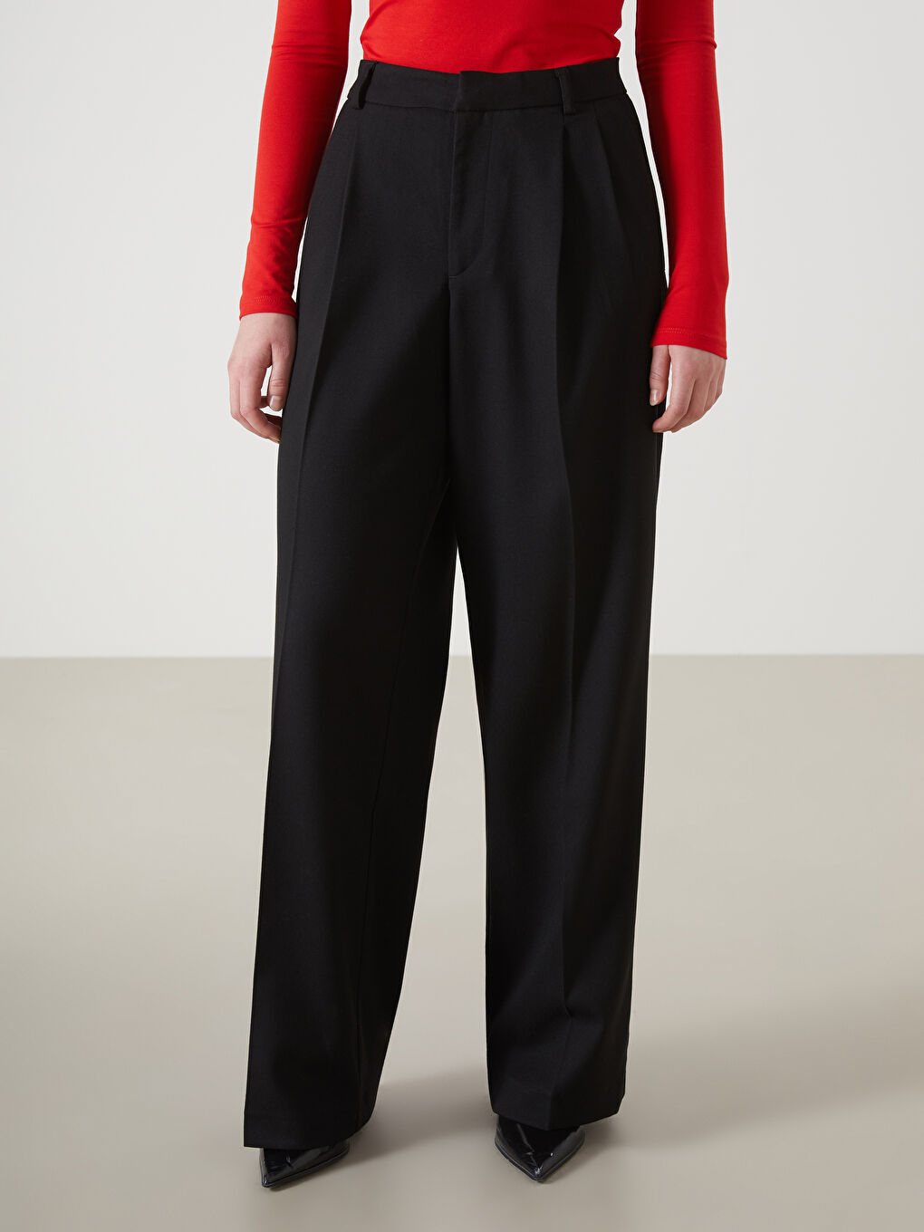 LC Waikiki Loose Fit Women's Trousers -W4HM79Z8-CVL