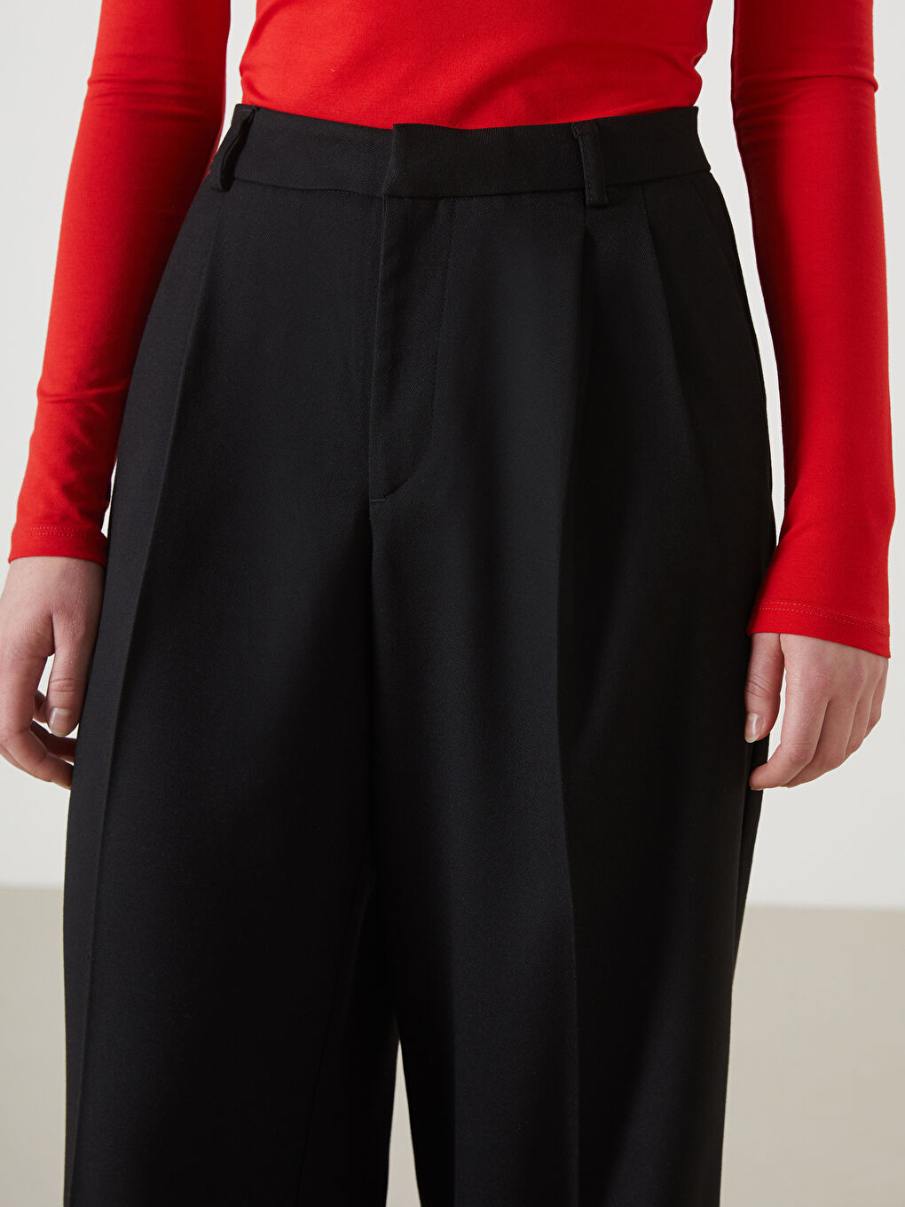 LC Waikiki Loose Fit Women's Trousers -W4HM79Z8-CVL