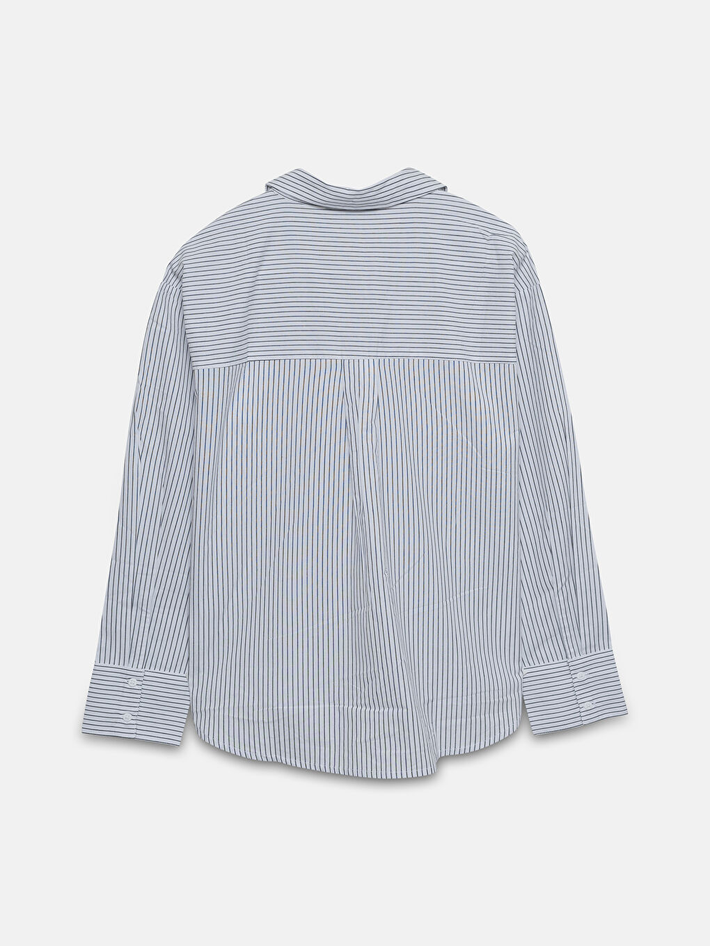 LCWAIKIKI Classic Striped Poplin Women's Shirt -W4HN13Z8-LEG