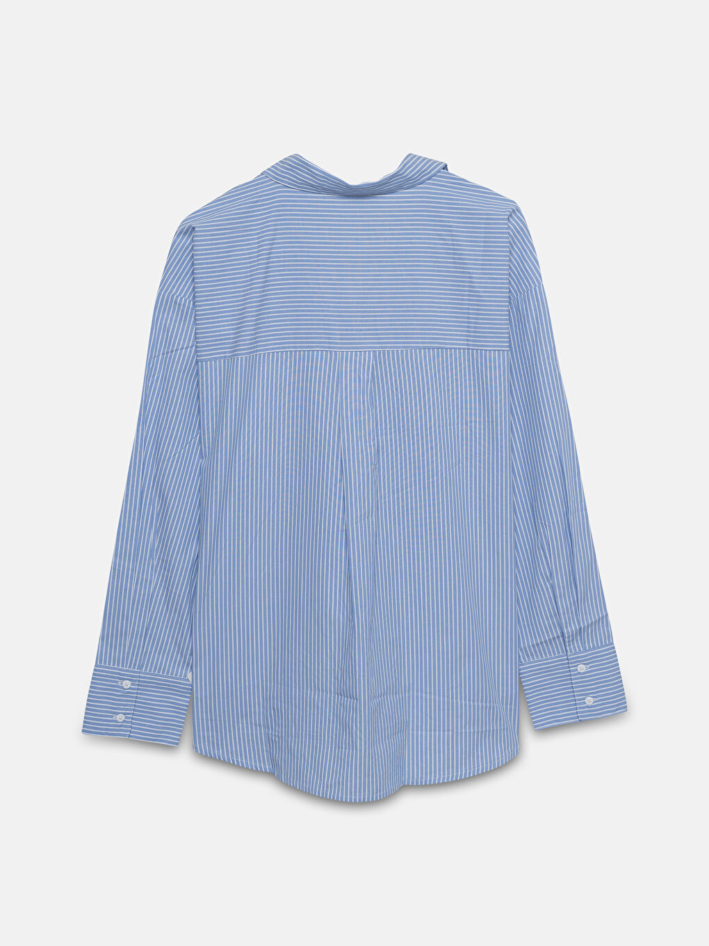 LCWAIKIKI Classic Striped Poplin Women's Shirt -W4HN13Z8-LEN