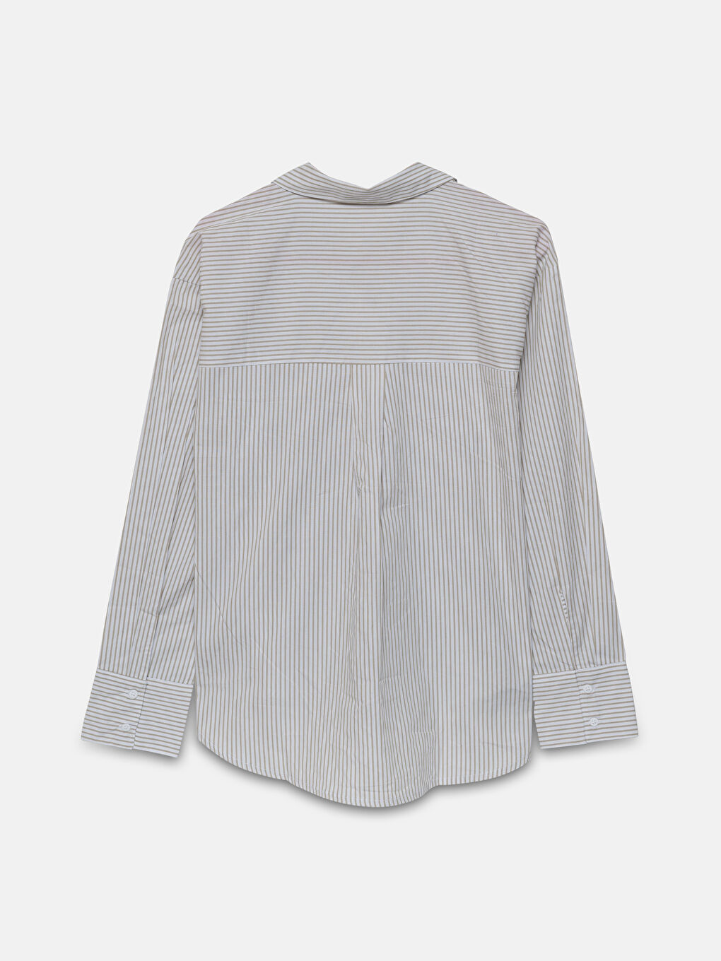 LCWAIKIKI Classic Striped Poplin Women's Shirt -W4HN13Z8-LFT