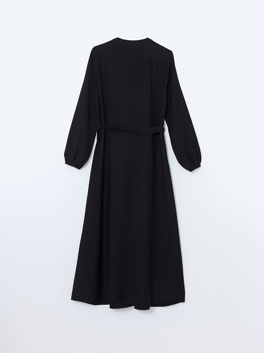 Crew Neck Women's Shirt Dress-5