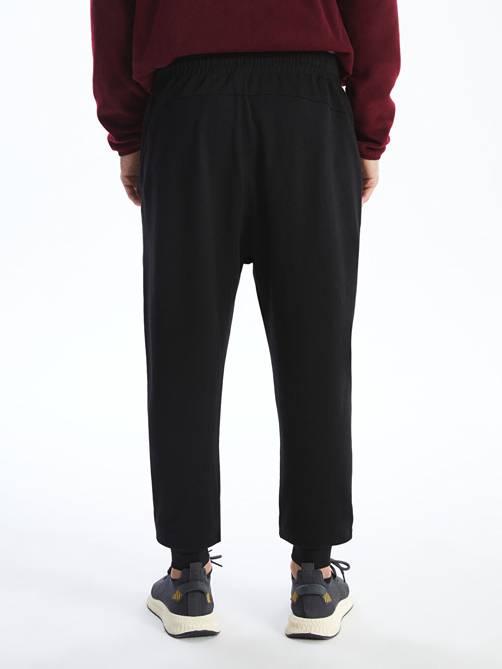 Siyah Slim Fit Erkek Jogger Eşofman Altı-3