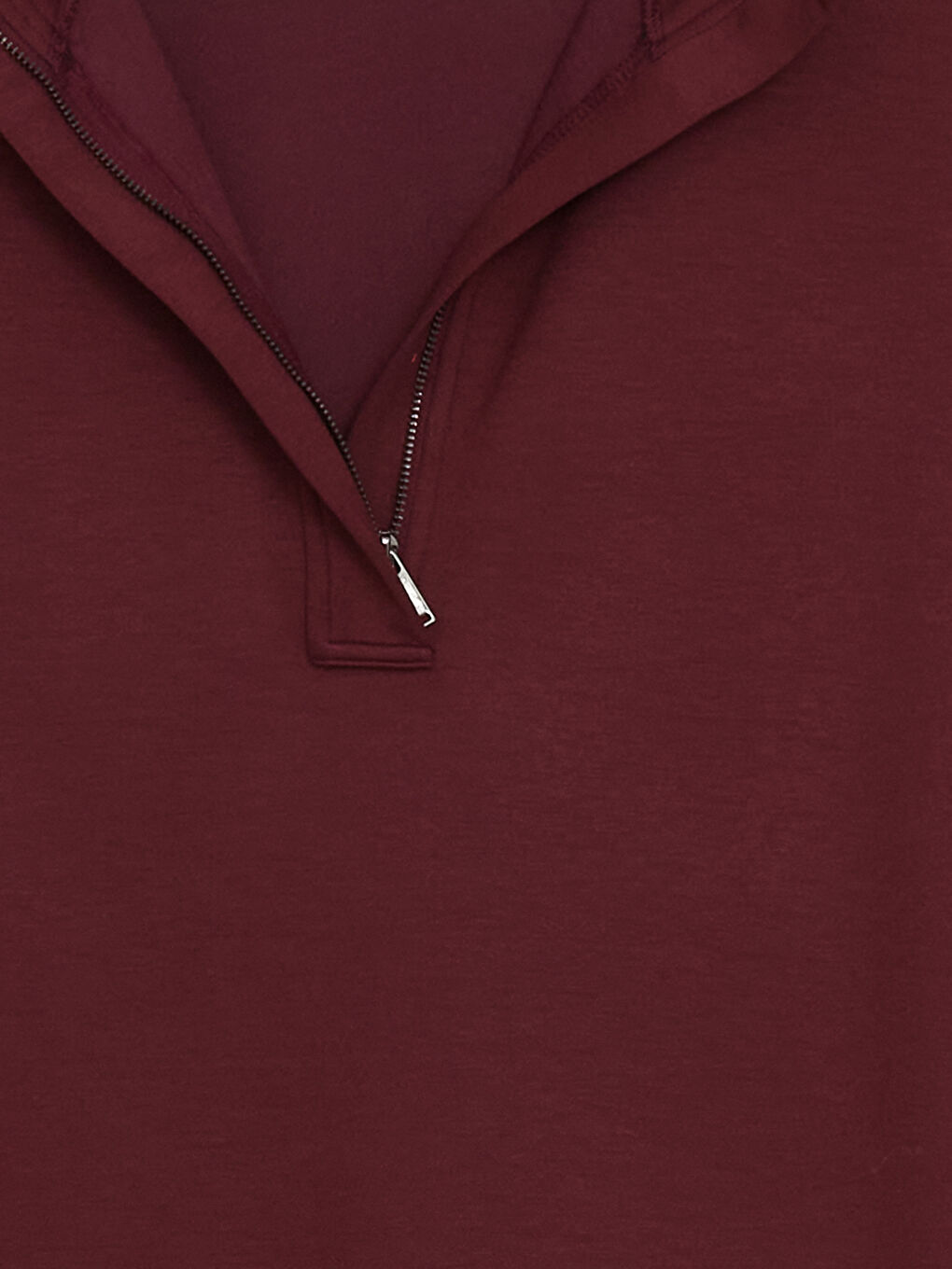 LCWAIKIKI Basic Bordo Dik Yaka Kadın Sweatshirt Tunik - 6