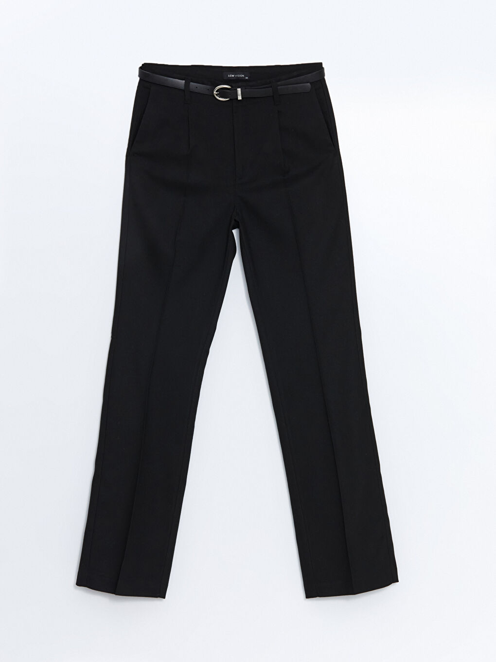 LCW Vision Belted Flared Women's Trousers -W4HO08Z8-CVL