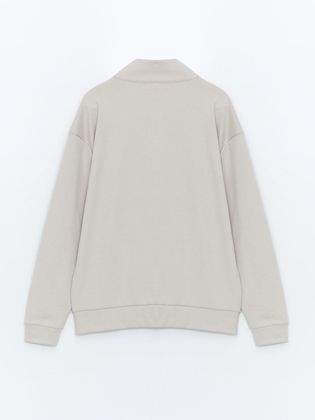 LCW Vision Zippered Funnel Neck Long Sleeve Men's Sweatshirt -W4HP48Z8-J0B