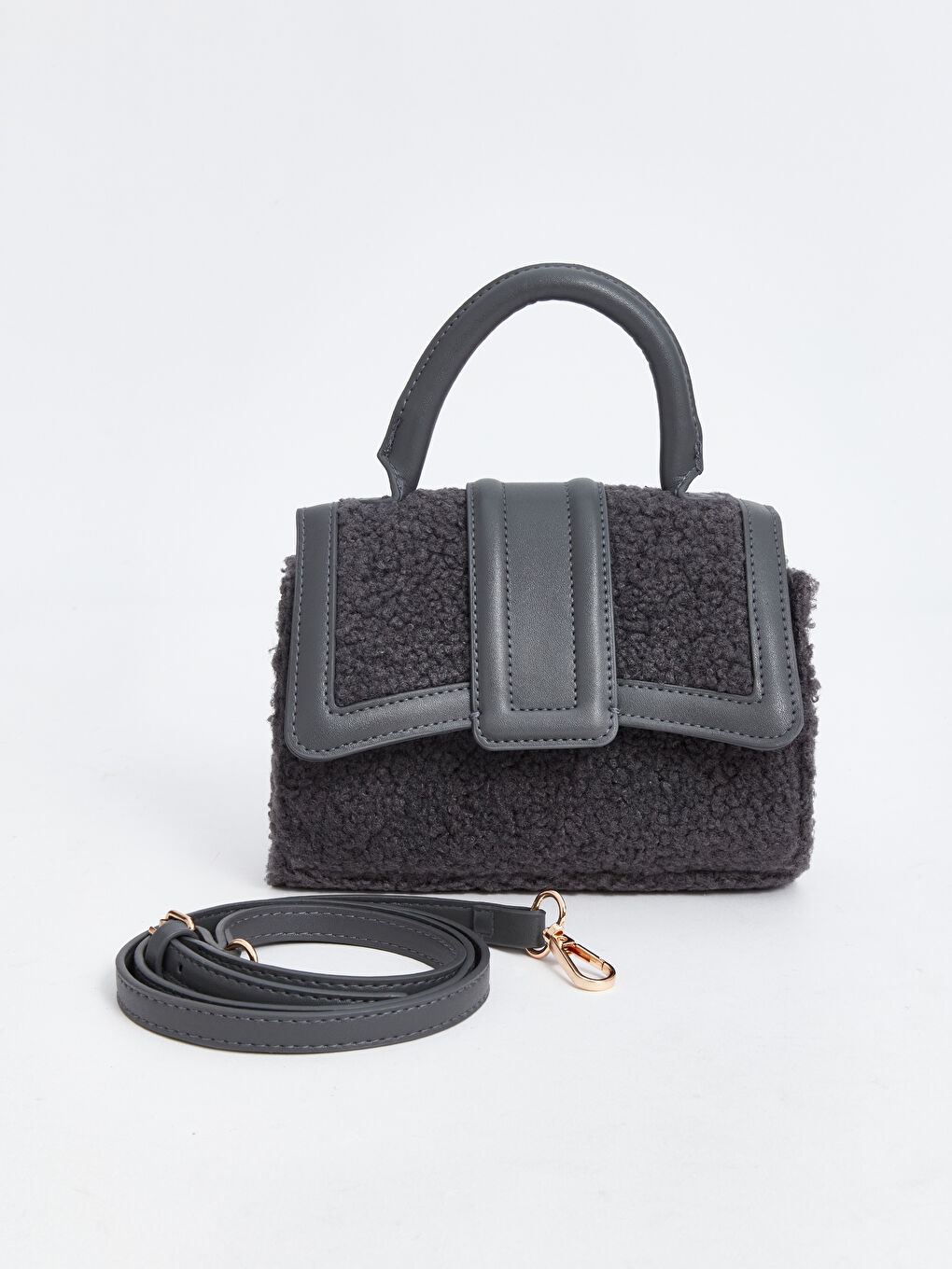 LCW ACCESSORIES Faux Leather Women's Handbag -W4HP89Z8-GDT