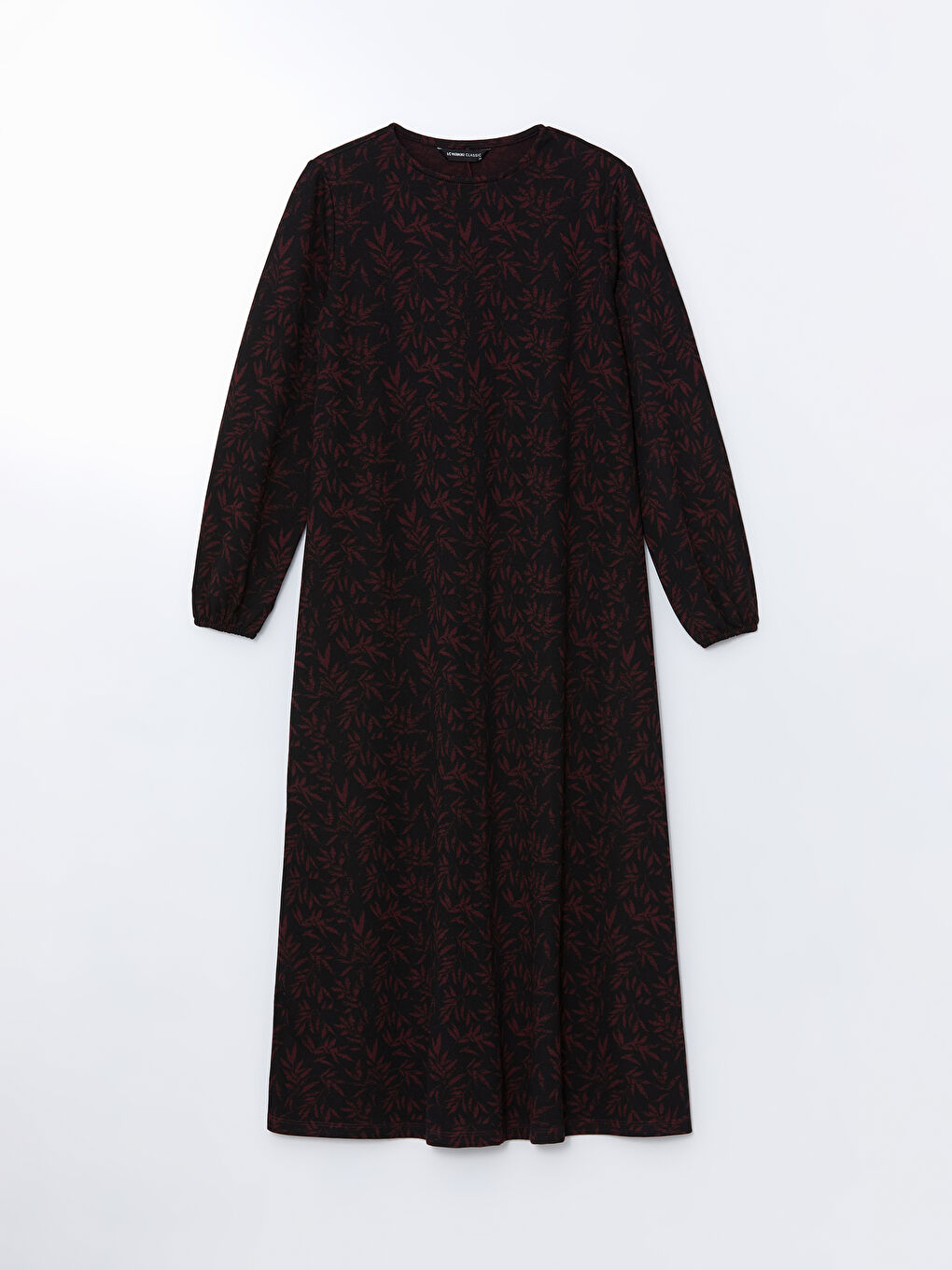 Robe à motifs à col rond pour Femmes-4