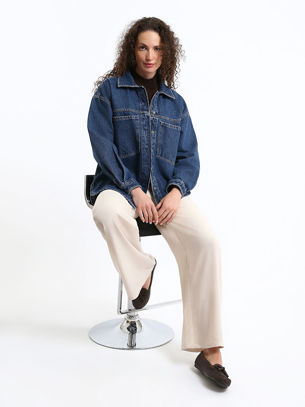 Oversize Women's Denim Jacket-1