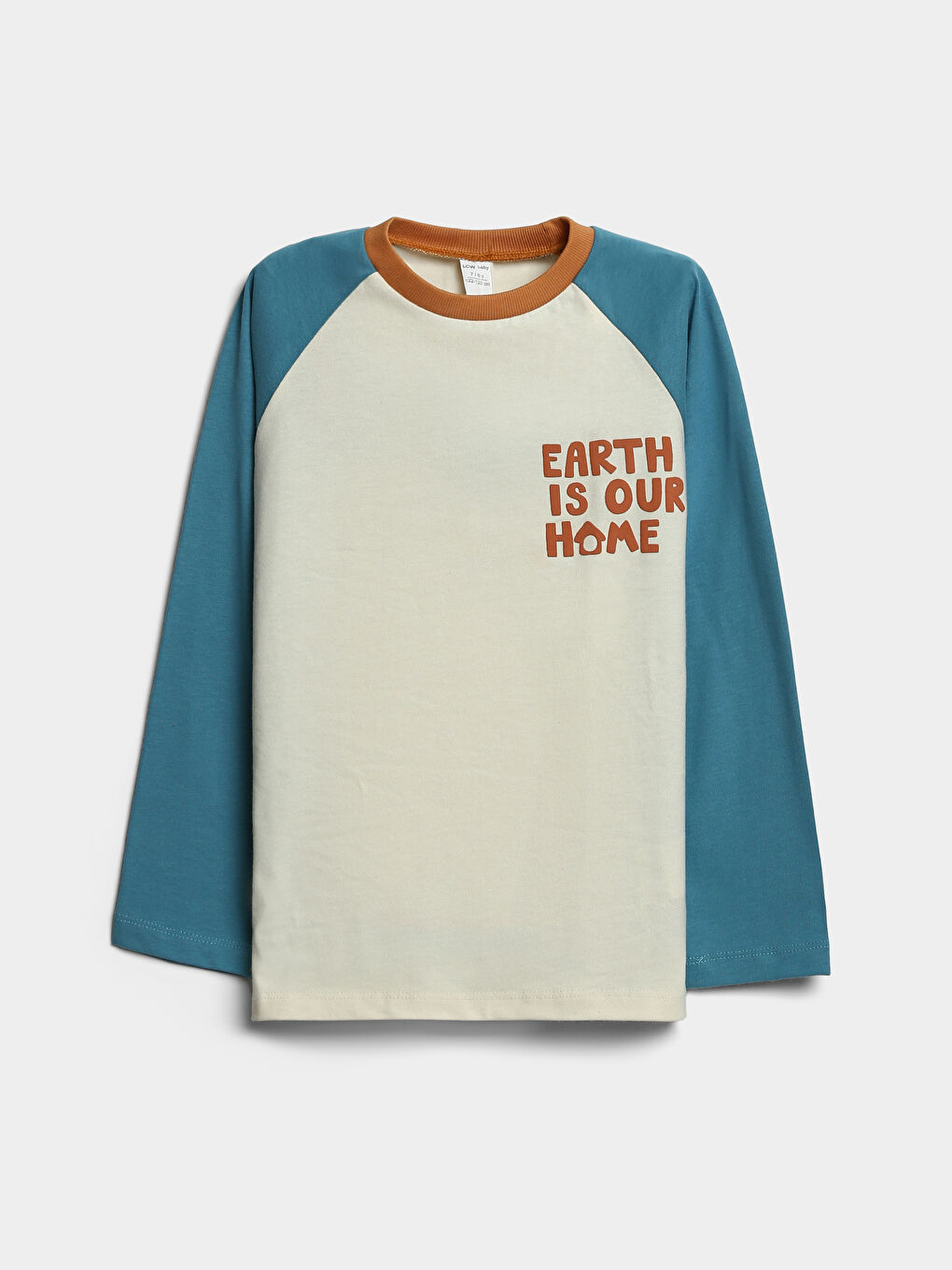 Crew Neck Printed Boys' Pyjama Top