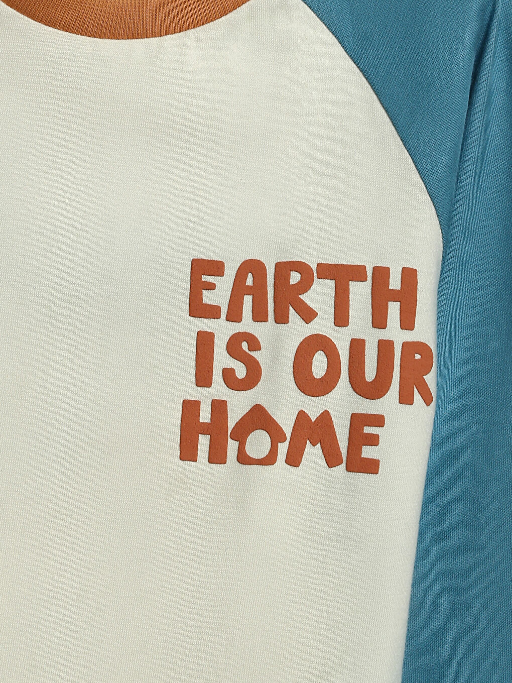 Crew Neck Printed Boys' Pyjama Top-2