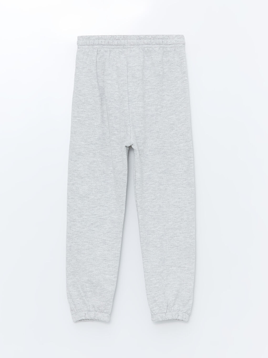 Beyaz Beli Lastikli Basic Erkek Çocuk Jogger Eşofman Alt-2