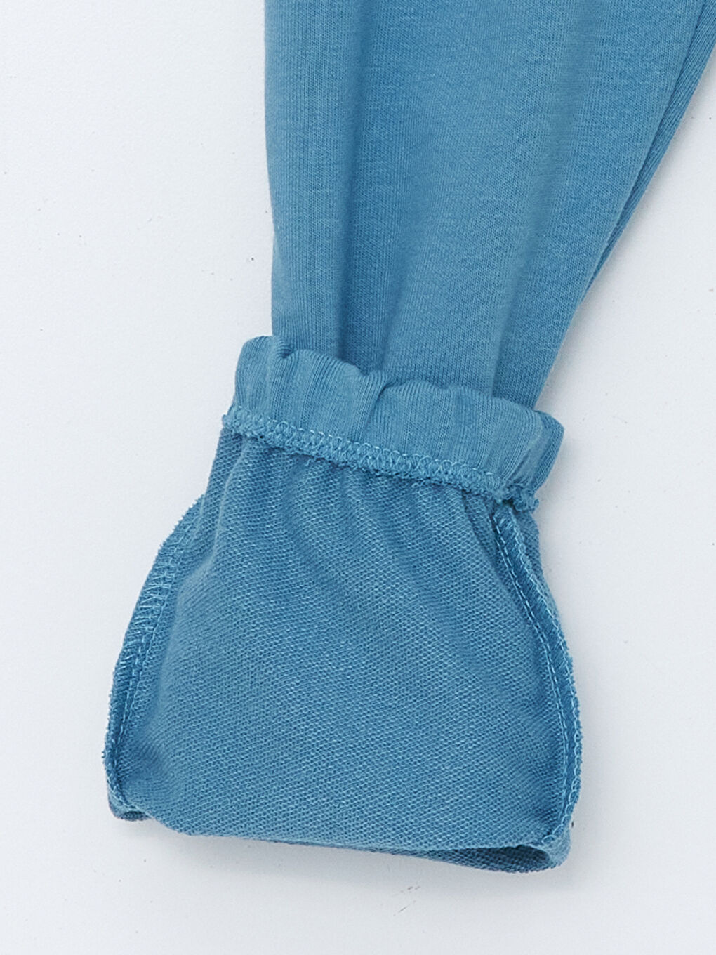 Mavi Beli Lastikli Basic Erkek Çocuk Jogger Eşofman Alt-2