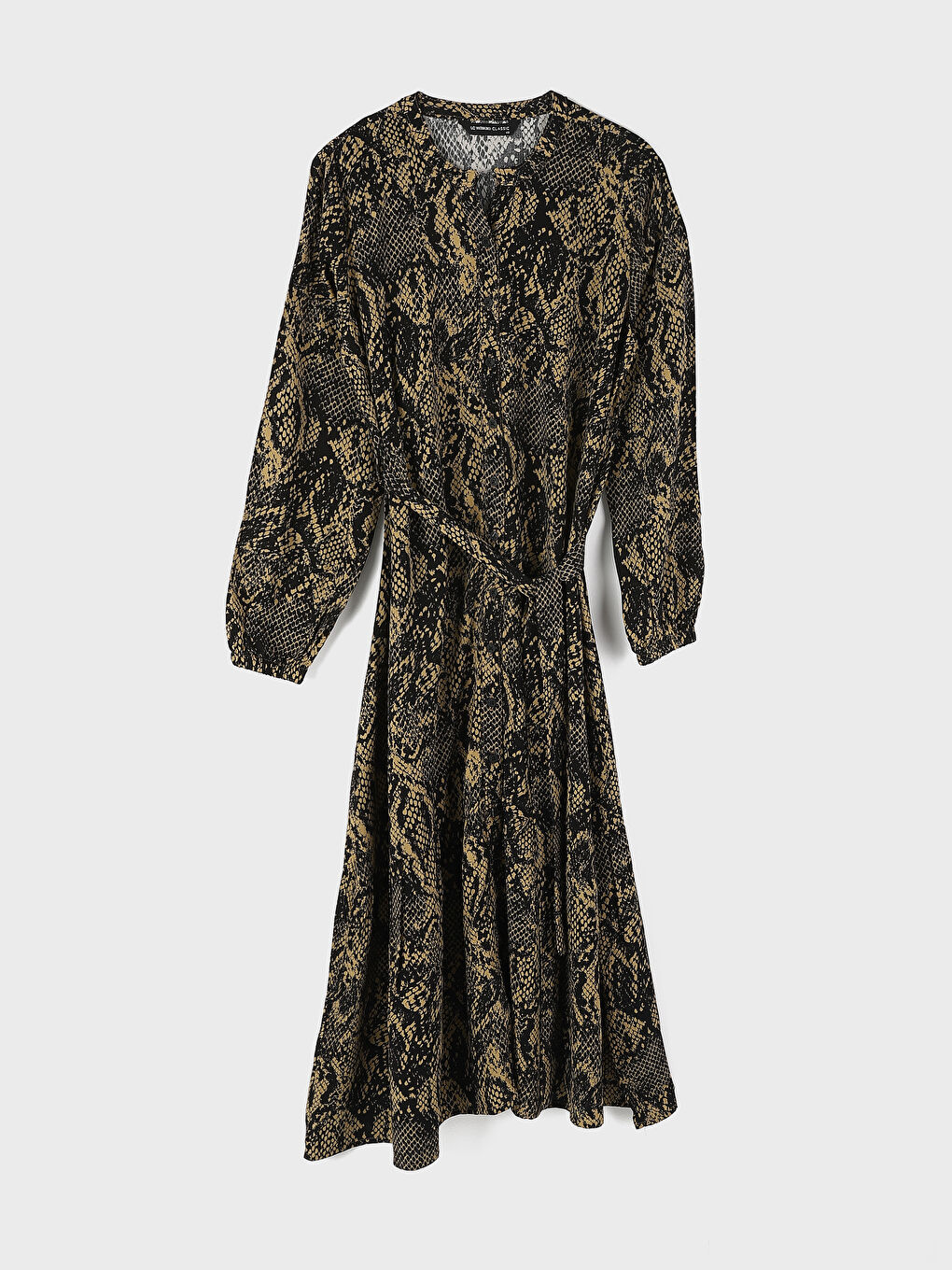 Women's Grandad Collar Dress -W4HQ23Z8-LQB