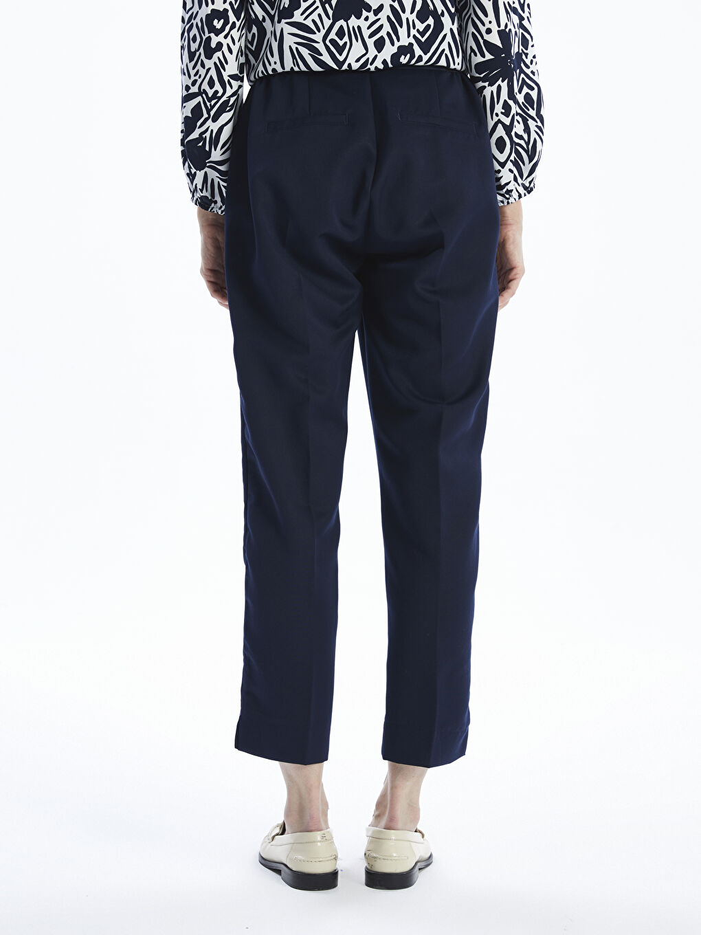 Elasticated Waist Women's Trousers -W4HQ35Z8-HSA