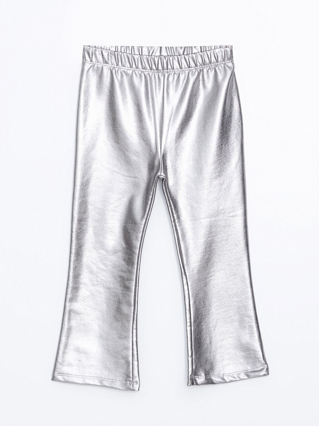 Baby Girls' Leggings with Elastic Waist and Hologram Detail -W4HR08Z1-G8Z