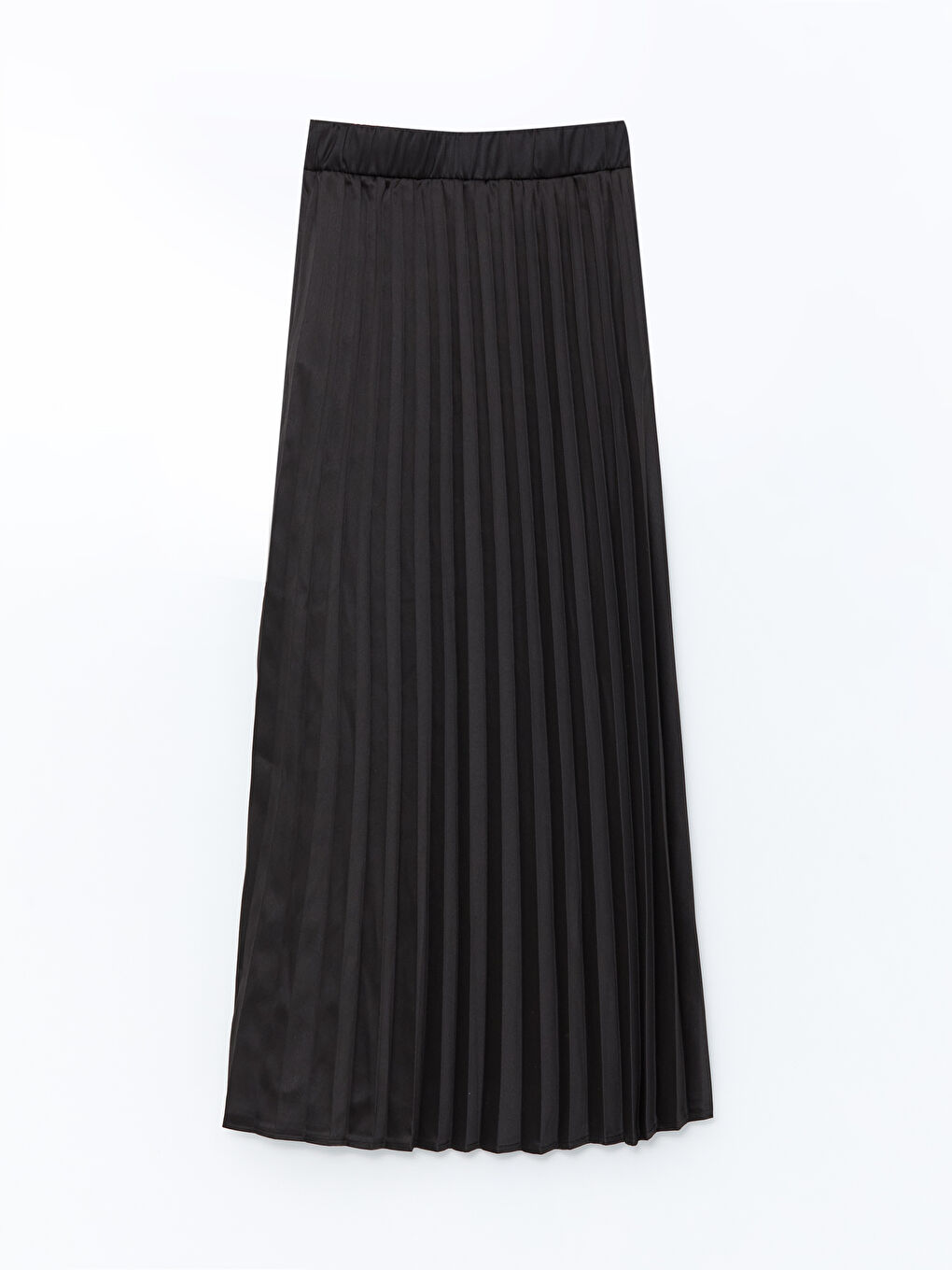 Elasticated Waist Women's Pleated Skirt-5