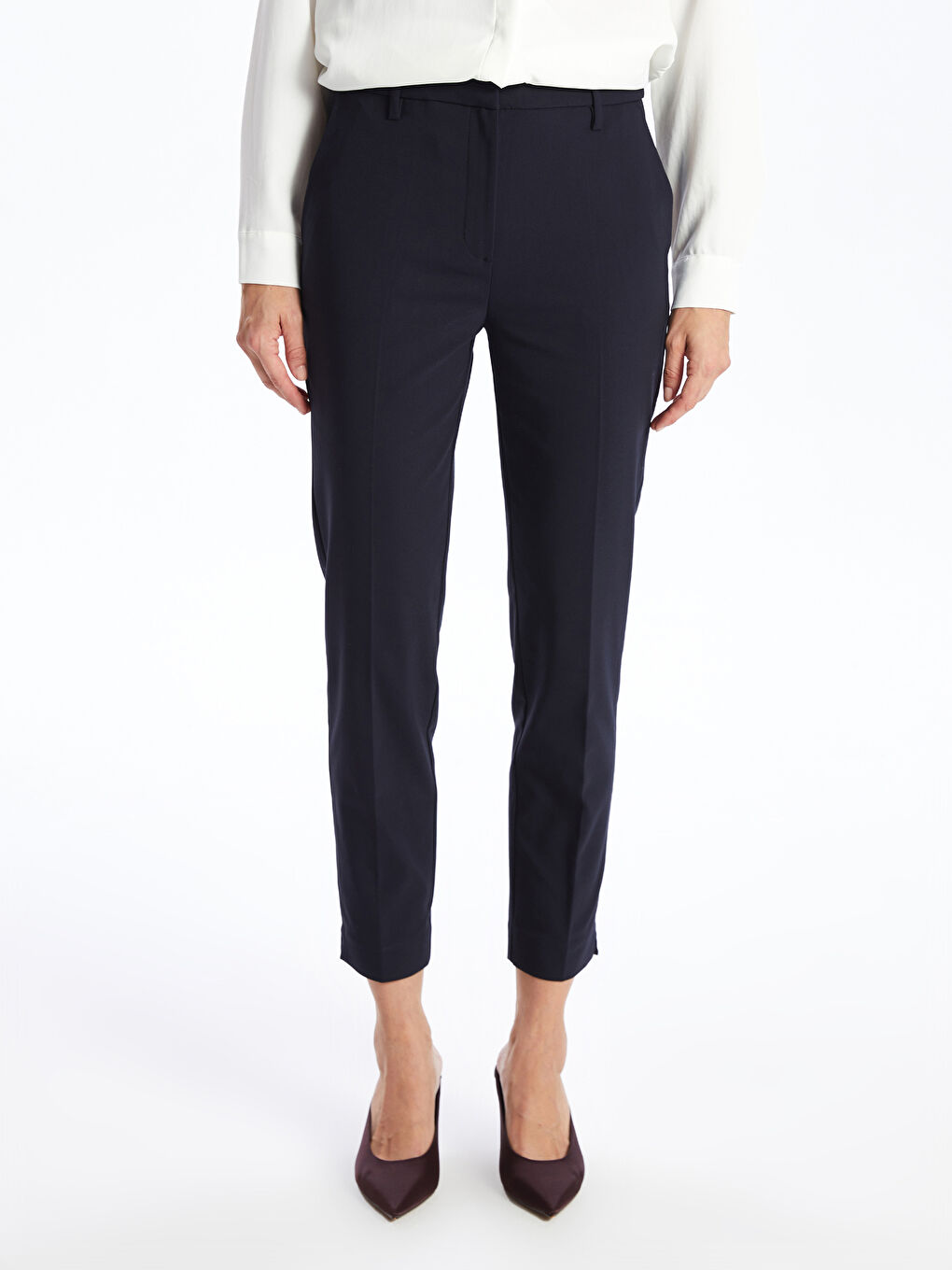 LCWAIKIKI Classic Slim Fit Women's Trousers -W4HR35Z8-E1J