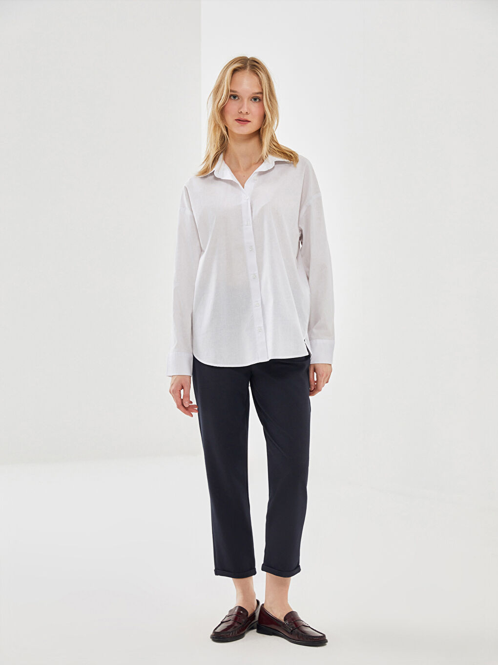 Chemise Coupe Ample pour Femmes-1