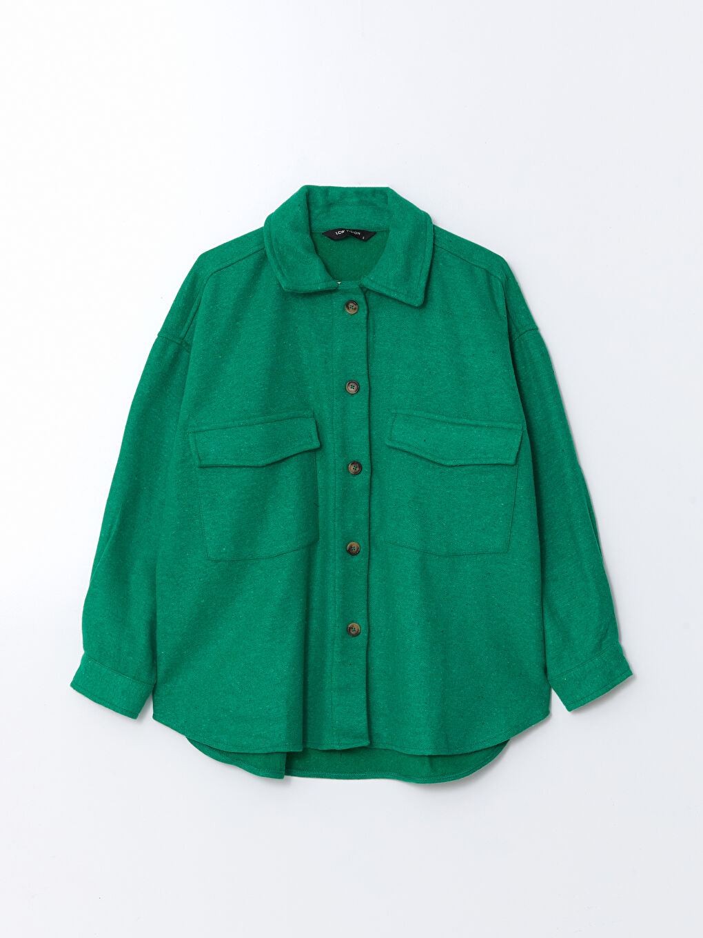 Oversize Twill Women's Shirt Jacket-4