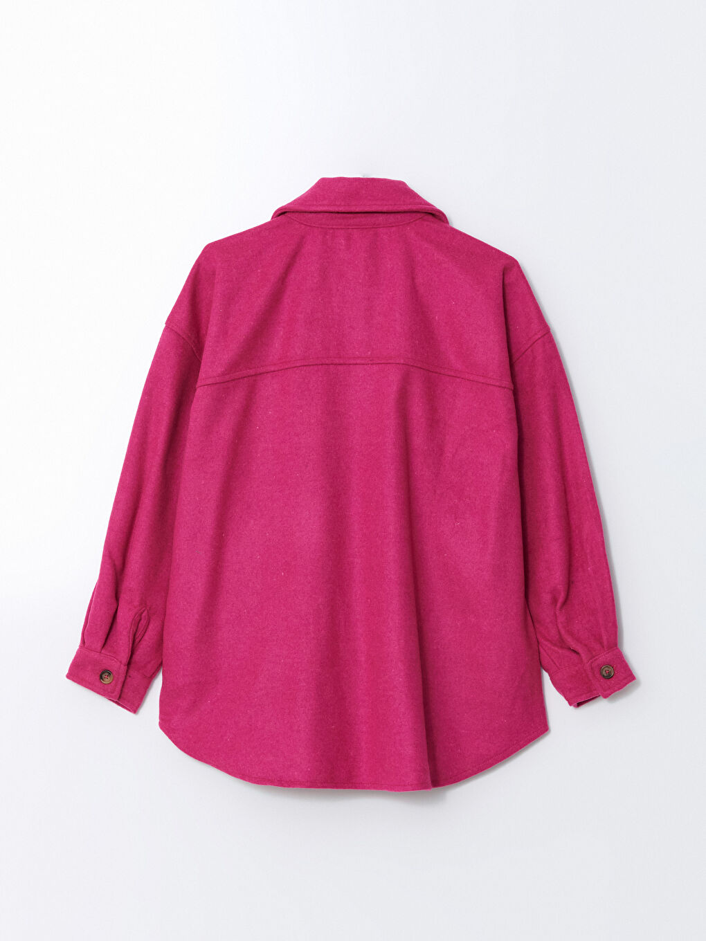 Oversize Twill Women's Shirt Jacket -W4HR71Z8-HUB