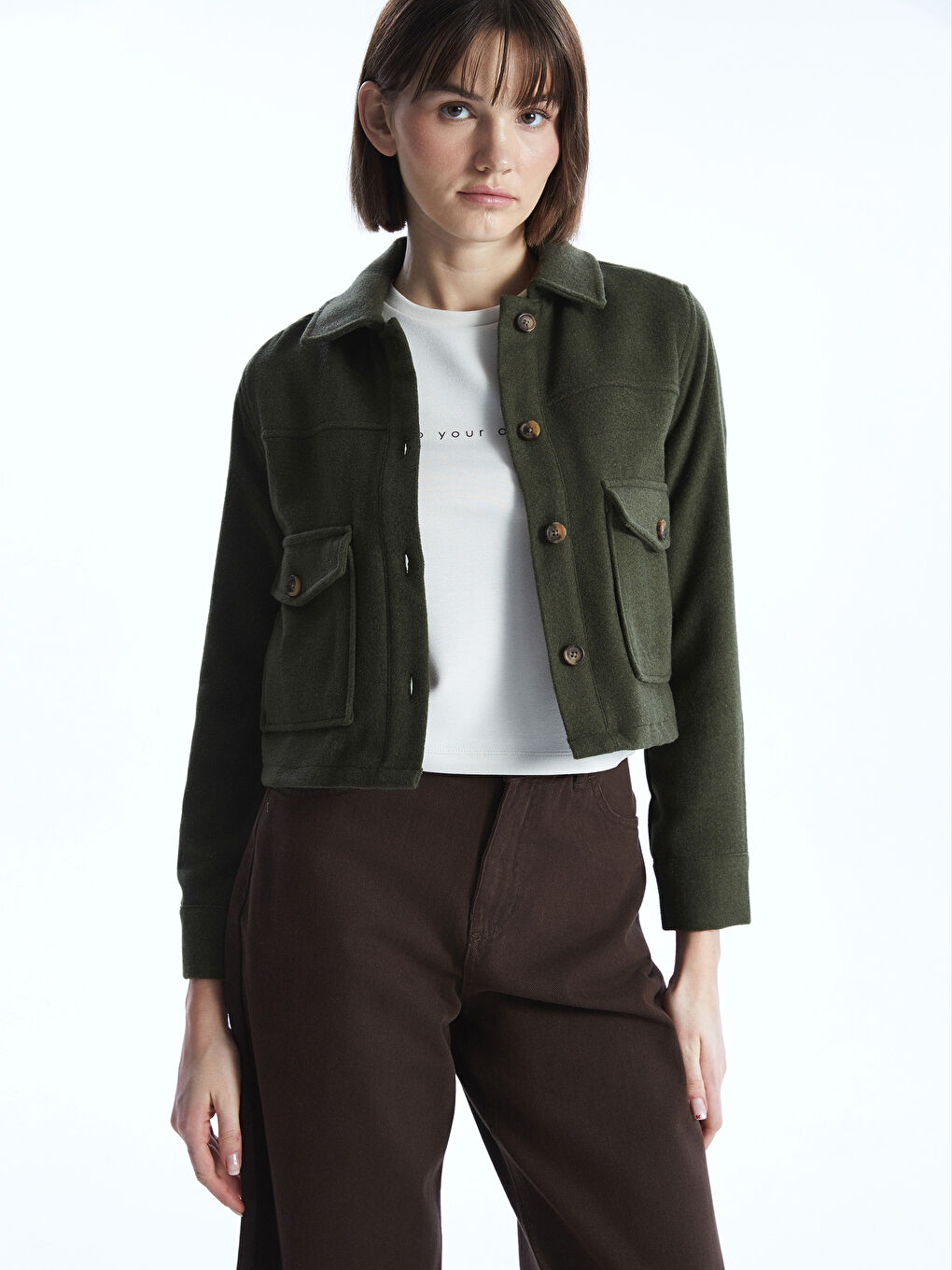 Shirt Collar Women's Cachet Jacket -W4HR78Z8-H2T