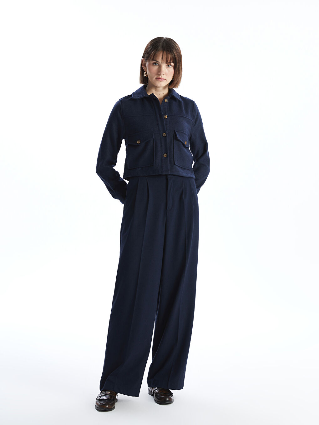 Shirt Collar Women's Cachet Jacket -W4HR78Z8-HSA