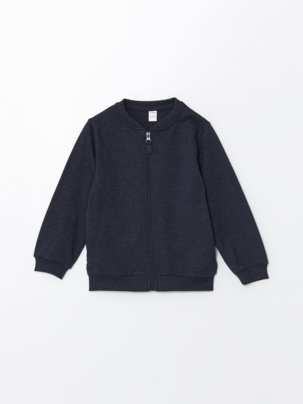 LCW Kids İndigo Basic Erkek Çocuk Fermuarlı Sweatshirt - 2