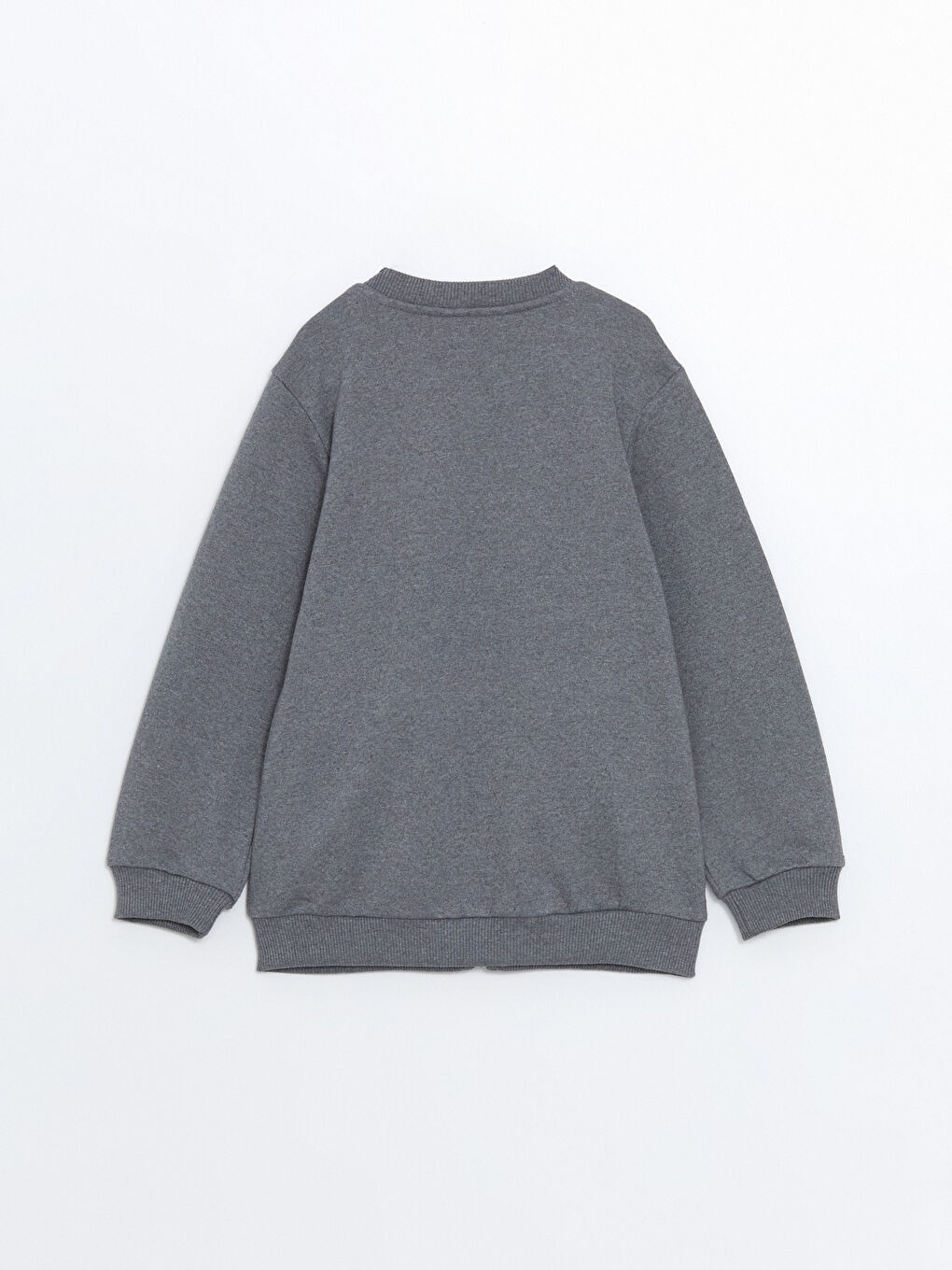 LCW Kids Koyu Gri Basic Erkek Çocuk Fermuarlı Sweatshirt - 2