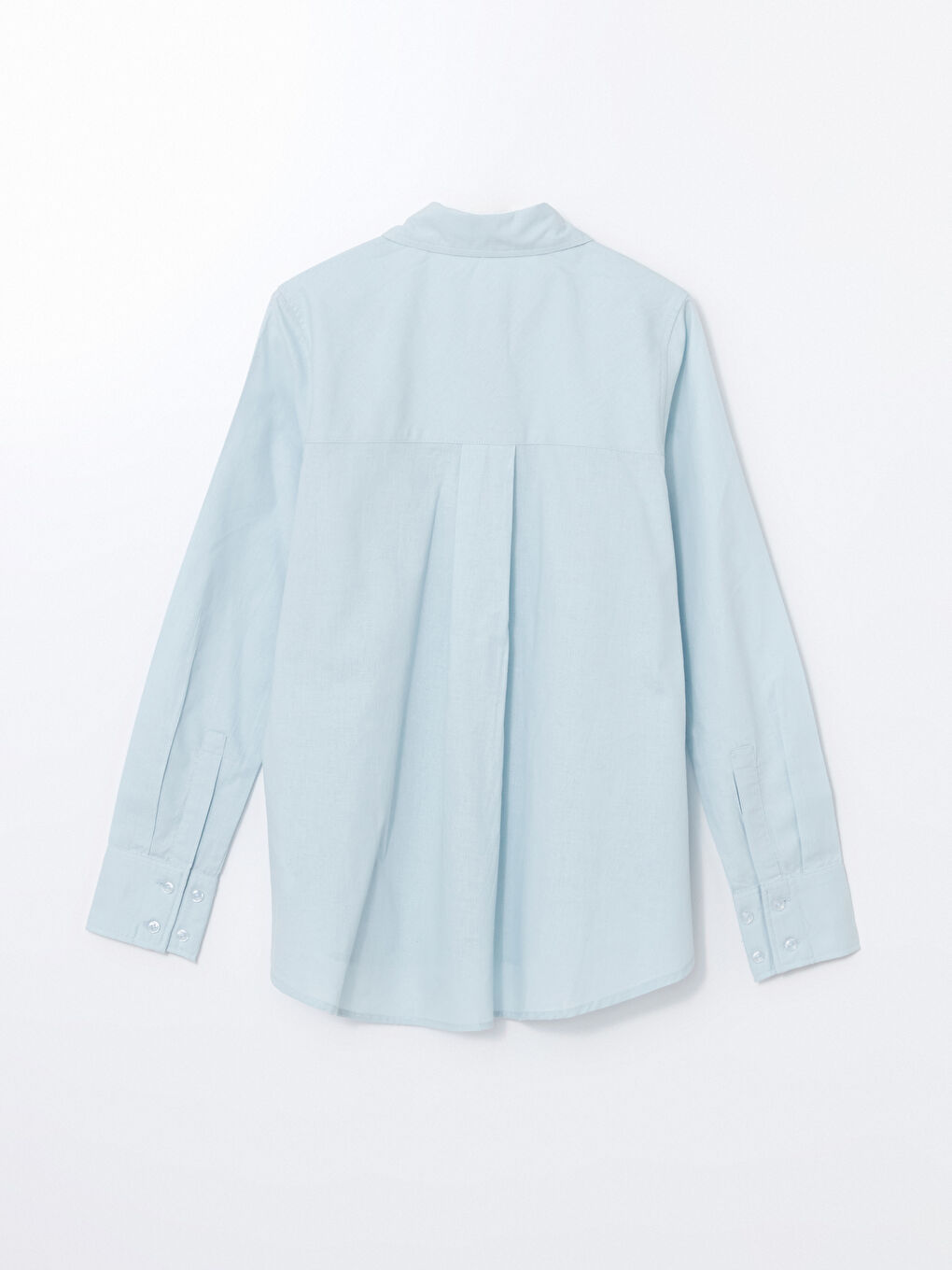 Plain Long Sleeve Dobby Women's Shirt-5