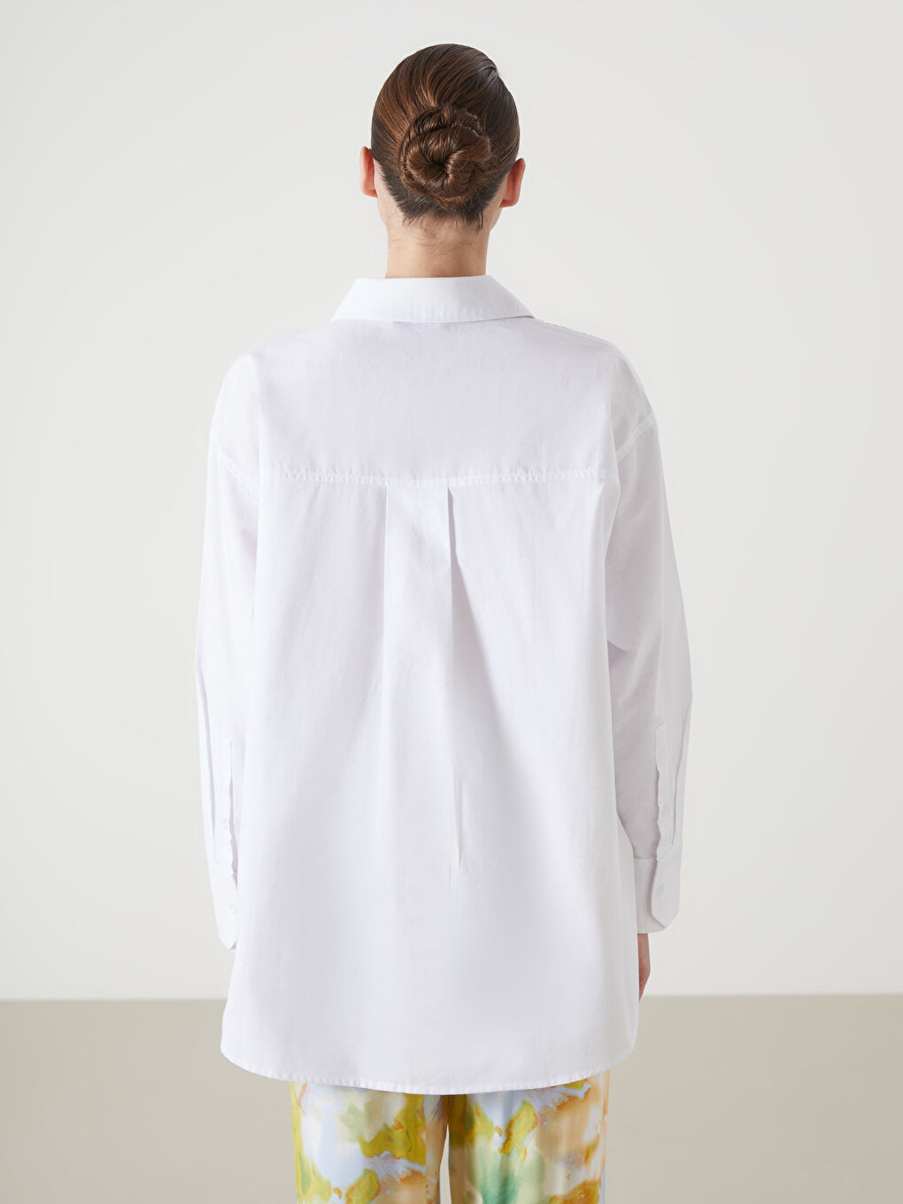 Oversize Poplin Women's Shirt-3