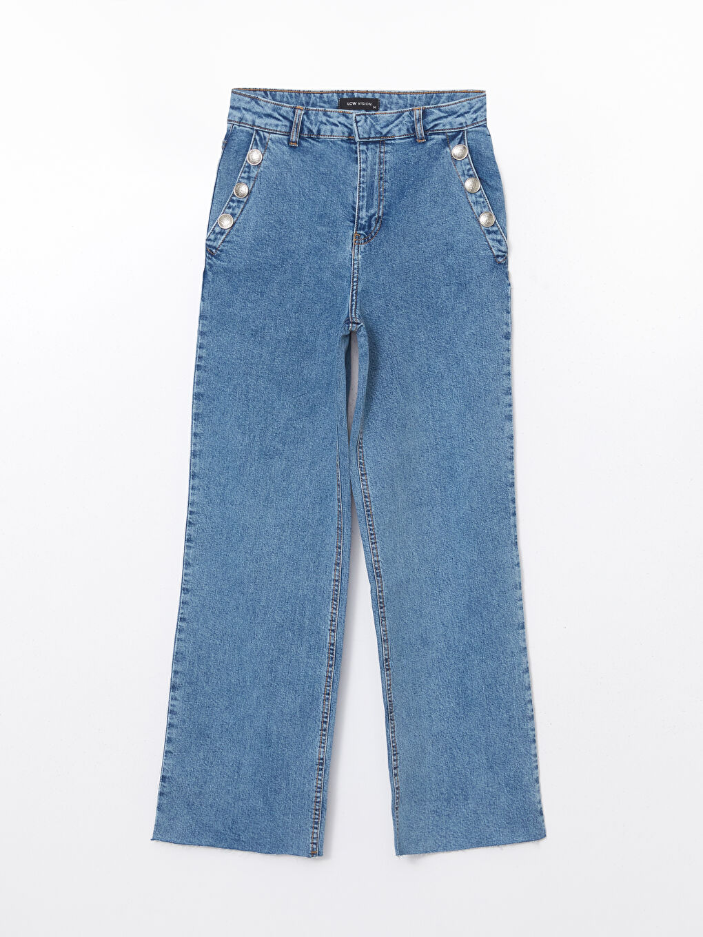 Straight Fit Women's Jeans-4