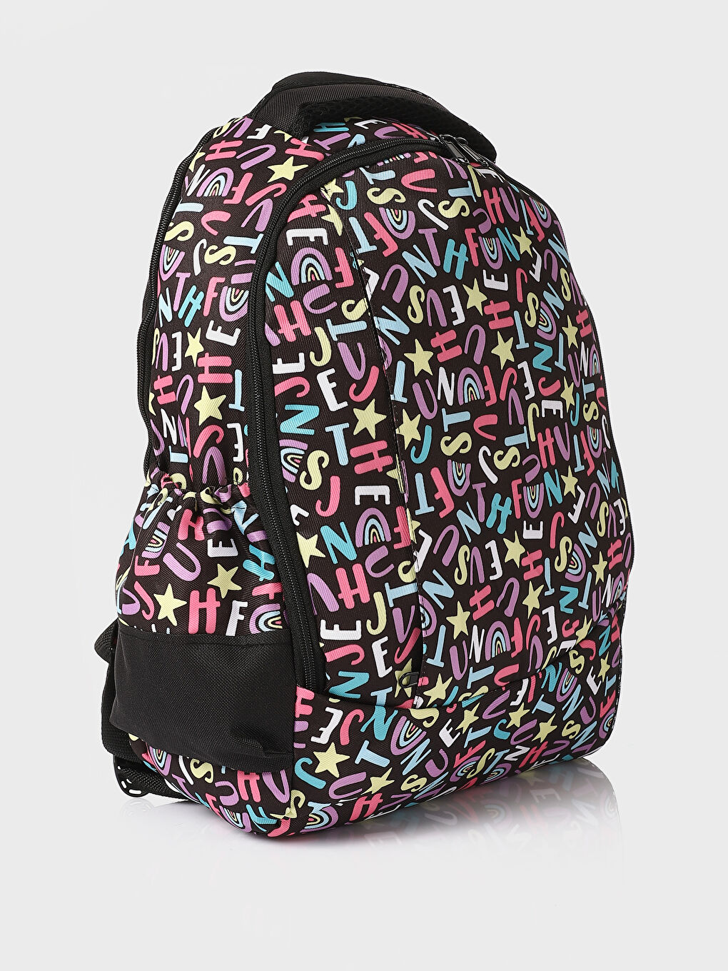 Printed Girls' School Bag-1